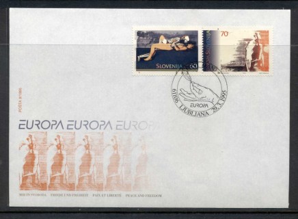 Slovenia-1995-Europa-Peace-Freedom-FDC