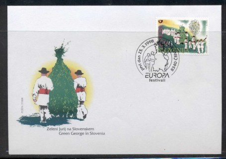 Slovenia-1998-Europa-Holidays-Festivals-FDC