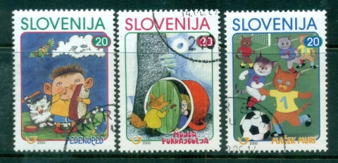 Slovenia-2000-Childrens-Book-Characters-CTO