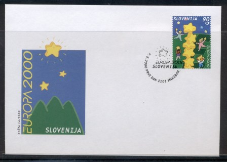 Slovenia-2000-Europa-Field-of-Stars-FDC