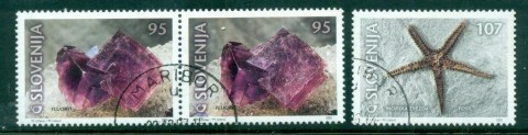 Slovenia-2001-Fossils-Minerals-CTO