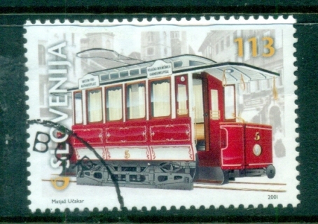 Slovenia-2001-Lubljana-Tram-Centenary-CTO