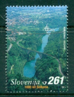 Slovenia-2001-Solkan-1000th-Anniv-CTO