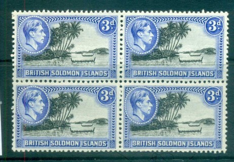 Solomon-Is-1939-51-3d-Munda-Point-Perf-12-Blk-4-MUH-lot80707