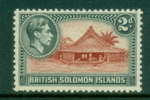 Solomon-Is-1939-51-KGVI-Pictorial-2d-perf-12-MLH