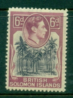 Solomon-Is-1939-51-KGVI-Pictorial-6d-MLH