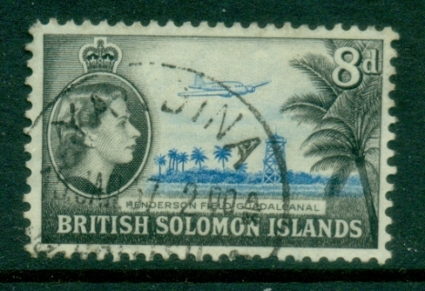 Solomon-Is-1956-60-QEII-Pictorial-Wmk-Multi-Crown-CA-8d-FU