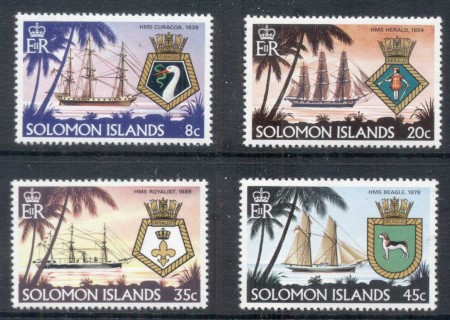 Solomon-Is-1980-Naval-Crests-Ships-MUH-MUH