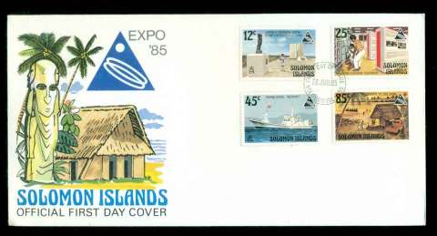 Solomon-Is-1985-EXPO-FDC-lot51692