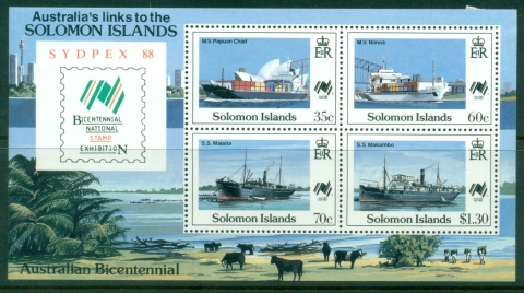 Solomon-Is-1988-Australia-Bicentennial-Ships-MS-MLH