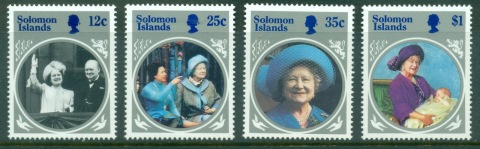 Solomon-Is-1985-Queen-Mother-85th-Birthday-MUH