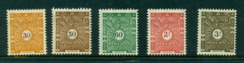 Somali Coast 1944 Postage Dues without RF