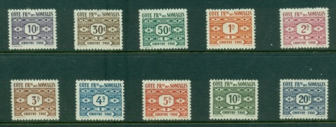 Somali Coast 1947 Postage Dues