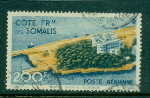 Somali Coast 1947 Air mail Views 200f