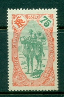 Somali Coast 1909 Pictorial, Warriors 75c