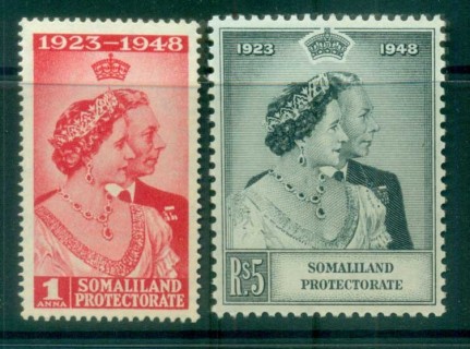 Somaliland-Protectorate-1948-KGVI-Silver-Wedding-MLH-lot81217