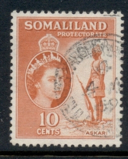 Somaliland-Protectorate-1953-58-QEII-Pictorial-10c-FU