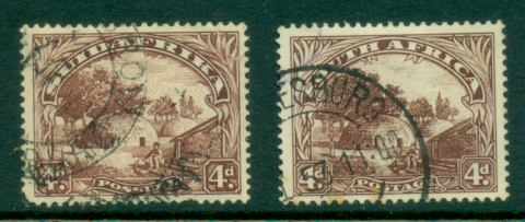 South-Africa-1930-45-4d-Native-Kraal-FU