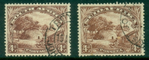 South-Africa-1930-45-4d-Native-Kraal-FU_1