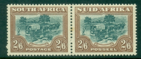 South-Africa-1933-54-2sh6d-Trekking-pair-MLH