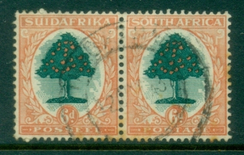 South-Africa-1933-54-6d-Orange-Tree-pair-FU