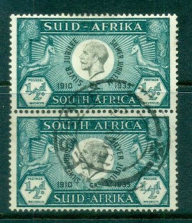 South-Africa-1935-Silver-Jubliee-1-2d-pair-FU