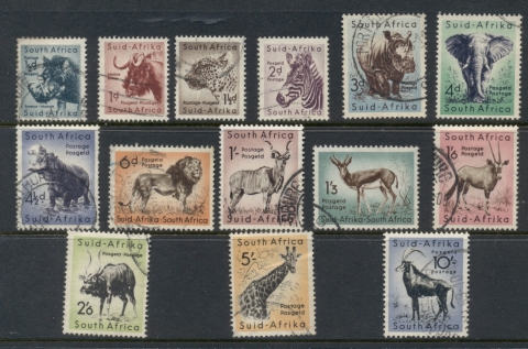 South-Africa-1954-QEII-Pictorial-Wildlife-FU