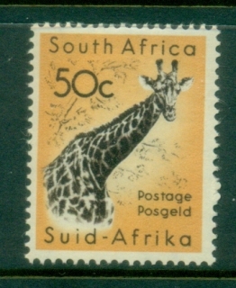 South-Africa-1961-50c-Giraffe-MLH
