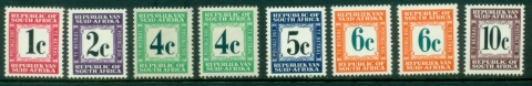 South-Africa-1961-69-Postage-Dues-Assorted-MLH
