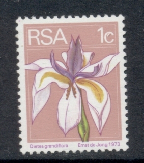 South-Africa-1974-Pictorial-1c-Flower-MUH