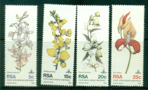 South-Africa-1981-Flowers-Orchid-Conference-MLH