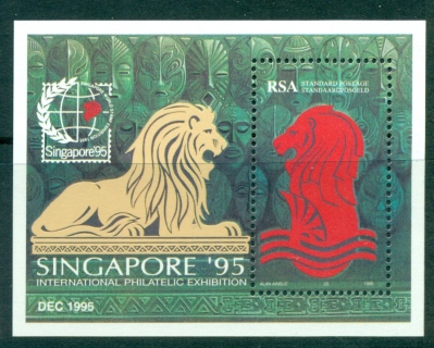 South-Africa-1995-Singapore-95-Lion-MS-MUH-lot35274