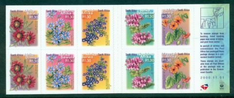 South-Africa-2000-R13-Flowers-PS-Booklet