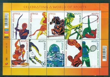 South-Africa-2004-Sports-Sheetlet-MUH-lot35244