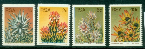 South-Africa-Pictorial-Flowers-Proteas-Coils-MUH