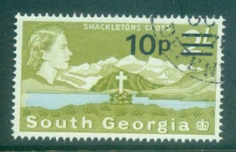 South-Georgia-1971-72-QEII-Definitives-Surcharges-10p-on-2-FU-lot77992