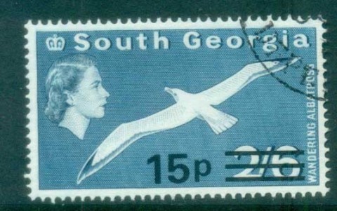 South-Georgia-1971-72-QEII-Definitives-Surcharges-15p-on-2-6d-FU-lot77993