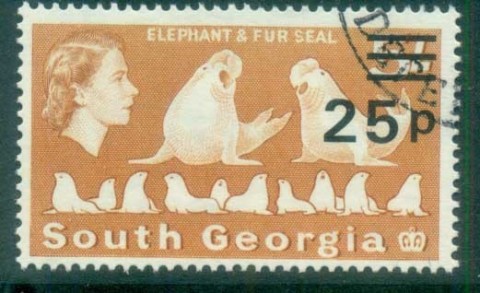 South-Georgia-1971-72-QEII-Definitives-Surcharges-25p-on-5-FU-lot77994