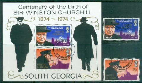 South-Georgia-1974-Winston-Churchill-MS-FU-lot77979