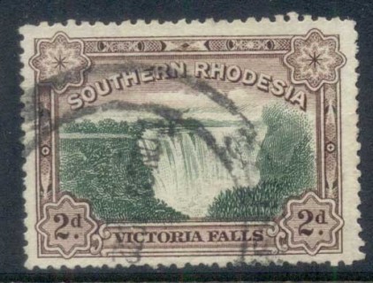 Southern-Rhodesia-1932-Victoria-Falls-2d-FU