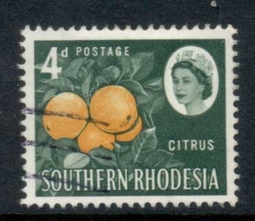 Southern-Rhodesia-1964-QEII-Pictorials-4d-FU