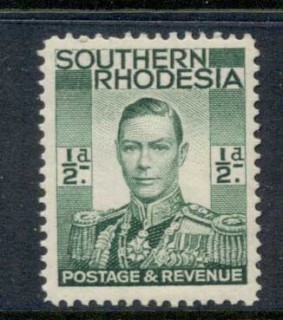 Southern-Rhodesia-1937-KGVI-Portrait-0-5d-green-MLH