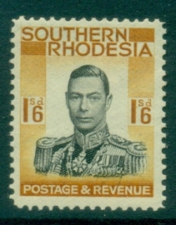 Southern-Rhodesia-1937-KGVI-Portrait-1sh6d-MLH
