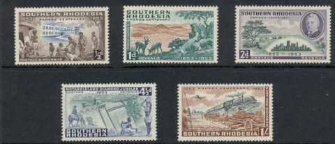 Southern-Rhodesia-1953-Rhodes-Centenary-MUH