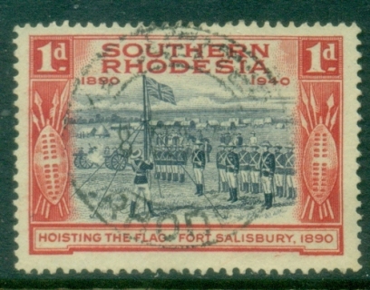 Southern-Rhodesia-1940-Rhodes-Centenary-1d-Fort-Salisbury-FU_3