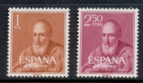 Spain-1960-Cannonization-of-St-Juan-de-Ribera-MUH