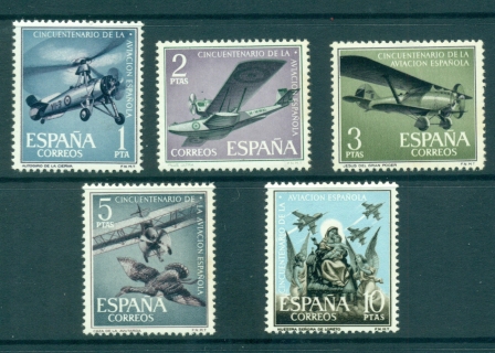 Spain-1961-Spanish-Aviation-MLH-lot34838