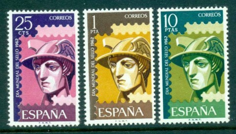 Spain-1962-Stamp-day-MUH-lot32325