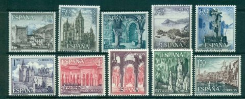 Spain-1964-Castles-10-MUH-lot32372