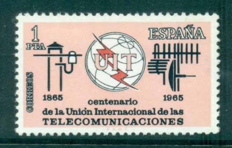 Spain-1965-ITU-Centenary-MUH-lot32287